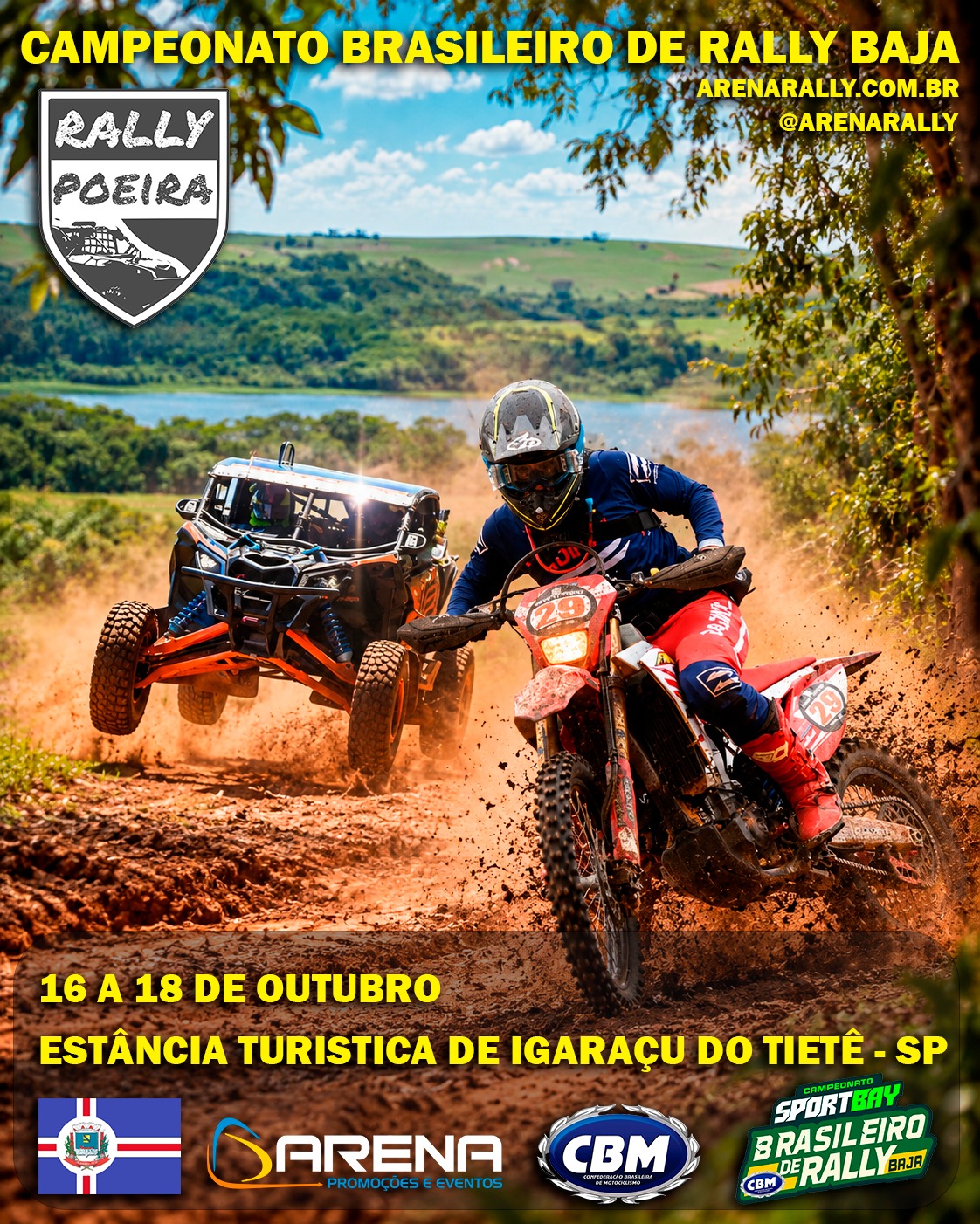 Banner do RALLY POEIRA 2026